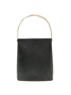 Cartier Trinity Mini Bag Urethane Leather Black